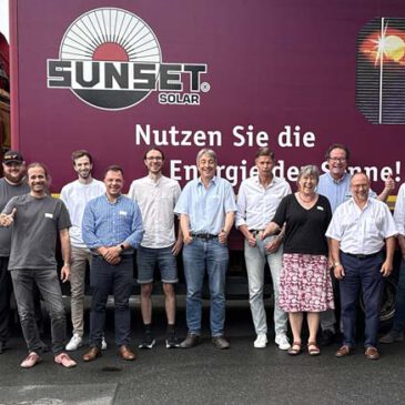 Netzwerktreffen bei SUNSET Energietechnik in Adelsdorf
